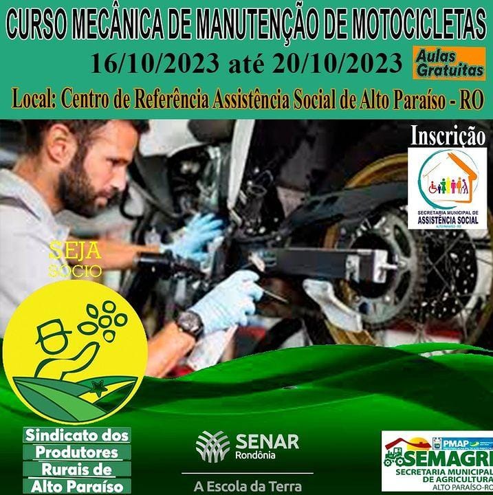 CURSO MECÂNICA DE MANUTENÇÃO DE MOTOS